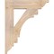 Ekena Millwork Merced Traditional Smooth Bracket, Douglas Fir, 3 1/2"W x 18"D x 22"H BKT04X18X22MRC01SDF - alternate 3